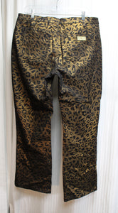 DG2 by Diane Gilman - Black & Bronze Metallic BootCut Jeans - Size 16WP (Petite)