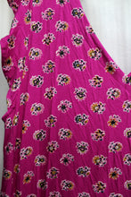 Load image into Gallery viewer, Loft - Magenta Pink V-Neck &amp; Back Easy A-Line Dress - Size XL