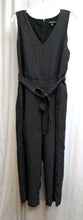 Load image into Gallery viewer, Banana Republic - Black &amp; White Polka Dot , Wide Leg Sleeveless Tie/Waist Jumpsuit w/ Front &amp; back Pockets - Size 14
