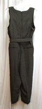 Load image into Gallery viewer, Banana Republic - Black &amp; White Polka Dot , Wide Leg Sleeveless Tie/Waist Jumpsuit w/ Front &amp; back Pockets - Size 14