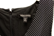 Load image into Gallery viewer, Banana Republic - Black &amp; White Polka Dot , Wide Leg Sleeveless Tie/Waist Jumpsuit w/ Front &amp; back Pockets - Size 14