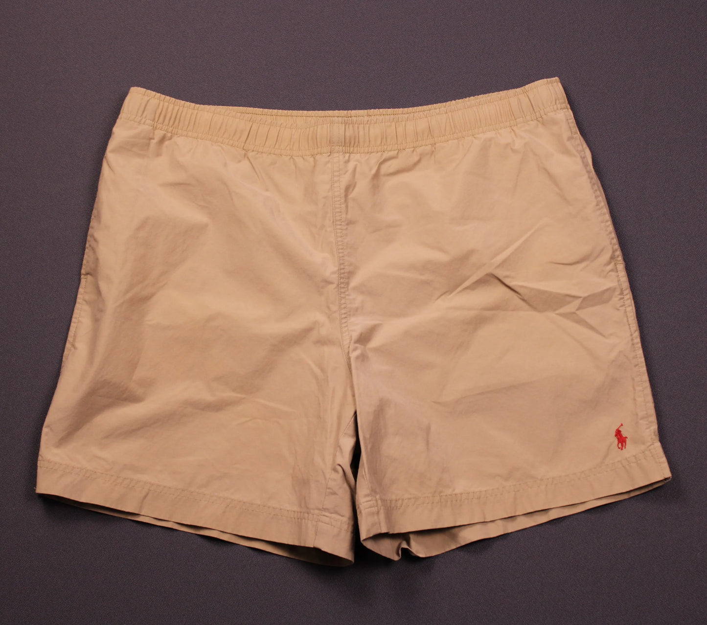 Polo Sport Ralph Lauren - Vintage -  Khaki Swim Shorts - L