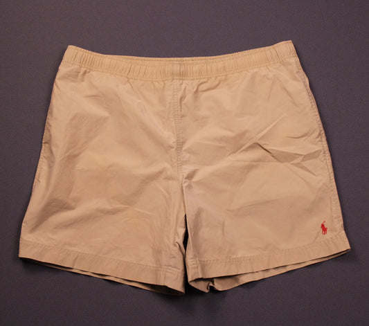 Polo Sport Ralph Lauren - Vintage -  Khaki Swim Shorts - L