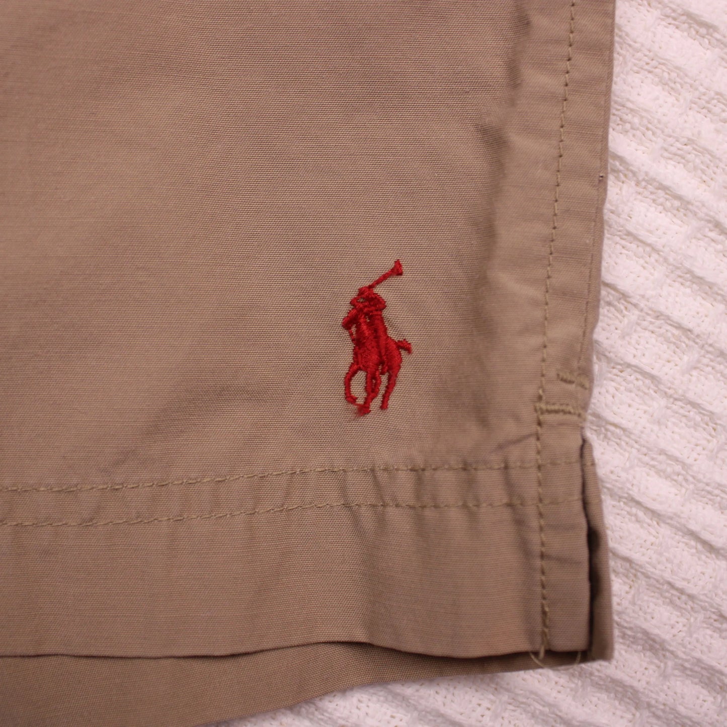 Polo Sport Ralph Lauren - Vintage -  Khaki Swim Shorts - L