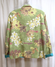 Load image into Gallery viewer, Handmade Asian- Heavily Beaded Floral Jacket w/ Frog Closures - 20&quot; Chest (pit to pit)