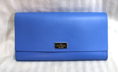 Kate Spade- Two Tone Blue w/ Green Lining 