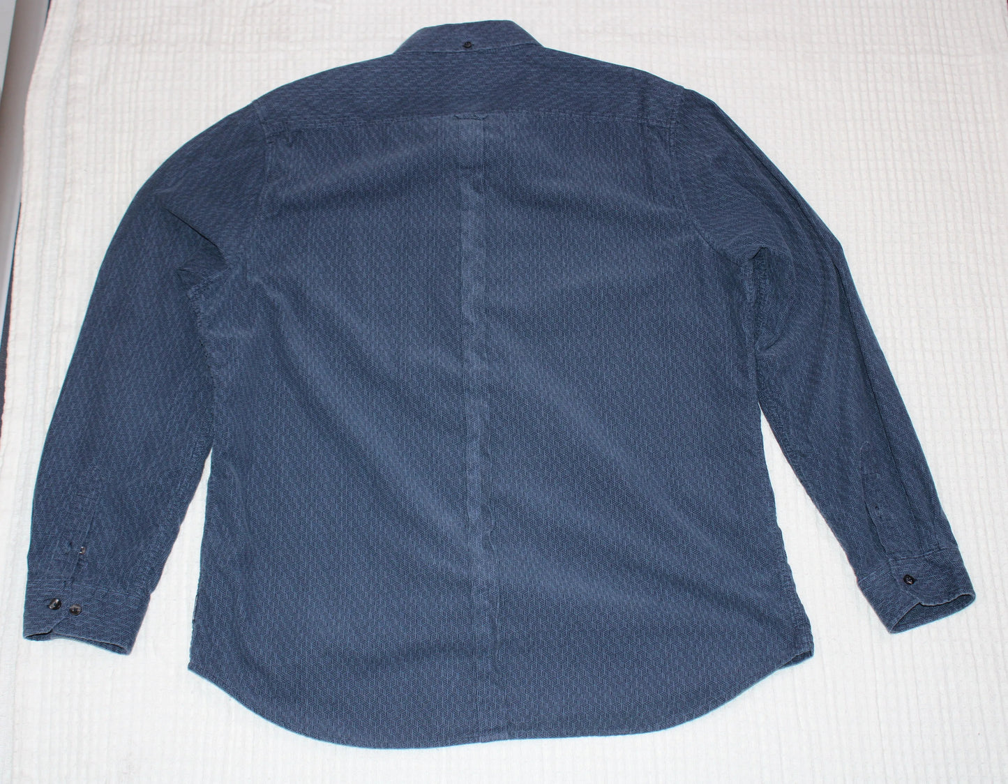Ben Sherman - Navy Blue Long Sleeve Button-up Shirt - Size XL