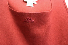 Load image into Gallery viewer, Clio Petites - Red Silk Sweater Twin Set - Size- Petite L