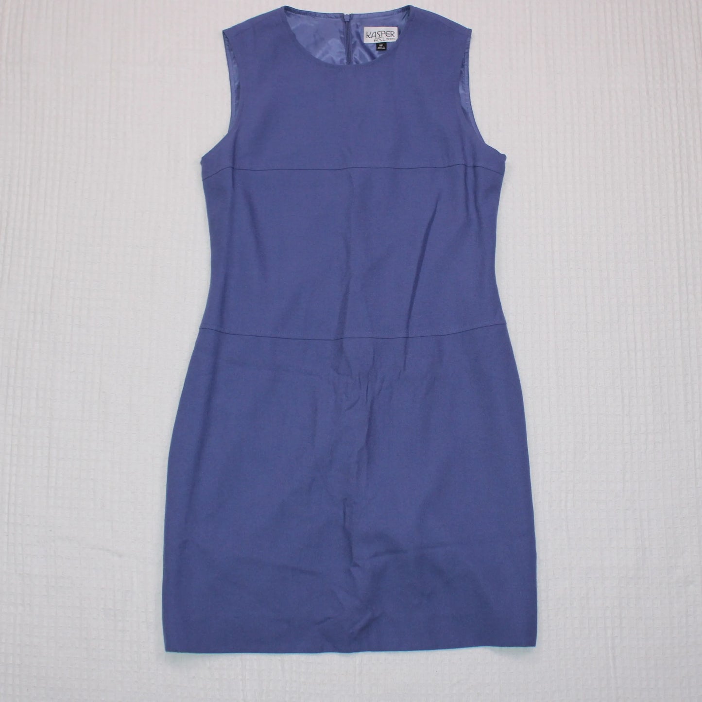 Kasper ASL Petite - Blue Sleeveless Shift Dress - Size 8P