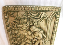 Load image into Gallery viewer, Vintage - 3D Medieval/Renaissance Scene Wall Plaque  9.25&quot;