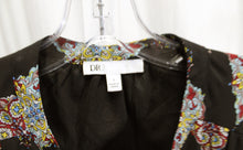 Load image into Gallery viewer, DR2 (Daniel Rainn)- Black w/ Multicolor Tile Print, Elastic Waist Tunic Dress w/ Pockets - Size S