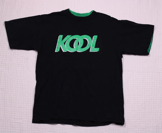 Kool Cigarette - Vintage -  Black Graphic "KOOL" T-shirt - Size L