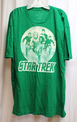 2009 CBS Studios - Classic Star Trek Animated Green T-Shirt - Size XL