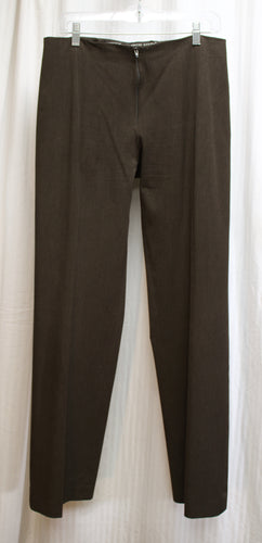 Fabrizio Gianni - Brown Front Zip trousers - Size 10
