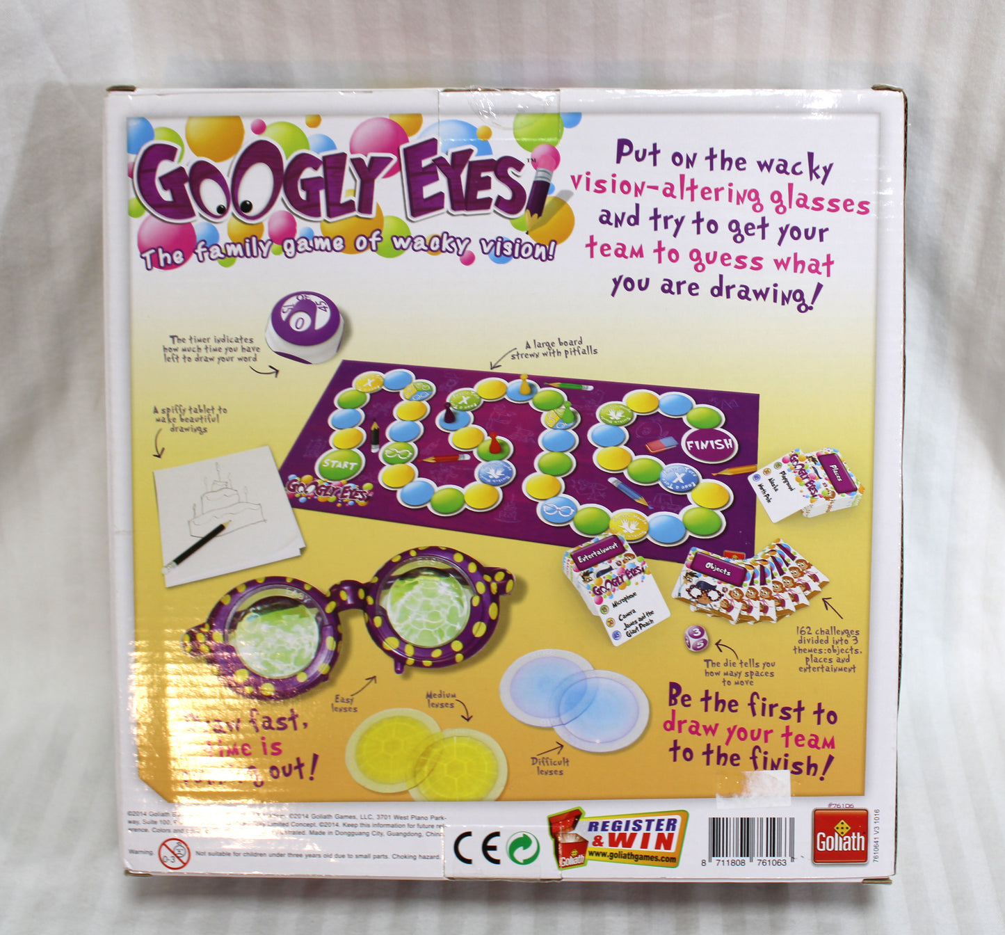 2014 Googly Eyes, The Family Game of Wacky Vision - Goliath Games (unopened)