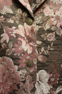 Vintage 90's - Alfred Dunner - Floral Tapestry 3 Button Blazer - Size 14