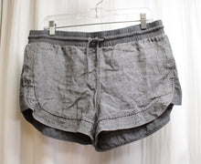 Load image into Gallery viewer, Athleta - Linen Gray Elastic &amp; Drawstring Shorts- Size 12