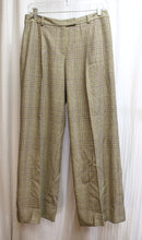 Load image into Gallery viewer, Anne Klein - Plaid Check Stretch Wool Blend Trousers - Size 10