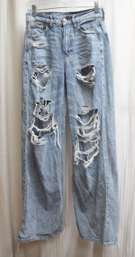 American Eagle Outfitters - Distressed Blue Jeans - Size 0