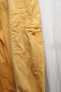 Coldwater Creek - Tangerine Lightweight Cotton, Cropped Cargo Pants w/ Drawstring Hem - Size 14