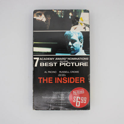 Touchstone Home Video - The Insider VHS - Opened