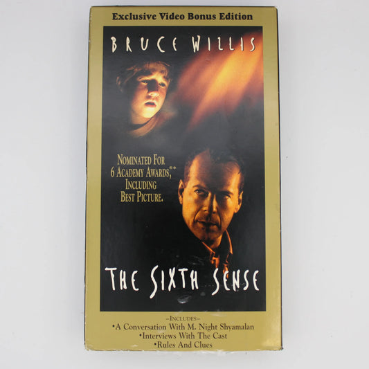 Spyglass Entertainment / Hollywood Pictures Home Video - The Sixth Sense Bonus Edition VHS - Opened