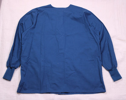 Landdau - Aqua Snap-Front Scrub Jacket - Size XL