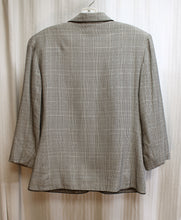 Load image into Gallery viewer, Vintage- Express Campagnie Internationale Tailleur - Black &amp; White Check Plaid Blazer - Size 7/8 (Vintage See Measurements)