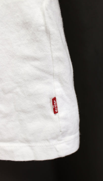 Levi's - Limited Edition, Bill Walsh "The Catch" XVI, XIX, XXIII 2-Sided  White T-Shirt - Size XL