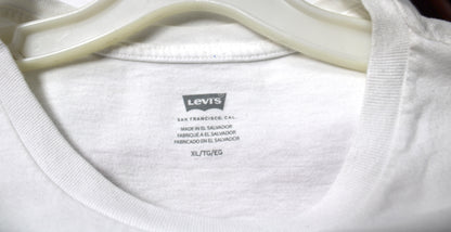 Levi's - Limited Edition, Bill Walsh "The Catch" XVI, XIX, XXIII 2-Sided  White T-Shirt - Size XL