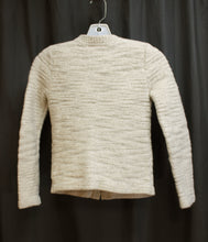 Load image into Gallery viewer, Banana Republic - Natural Merino Wool Knit Cardigan w/ Silver Sequins Cardigan - Size XS