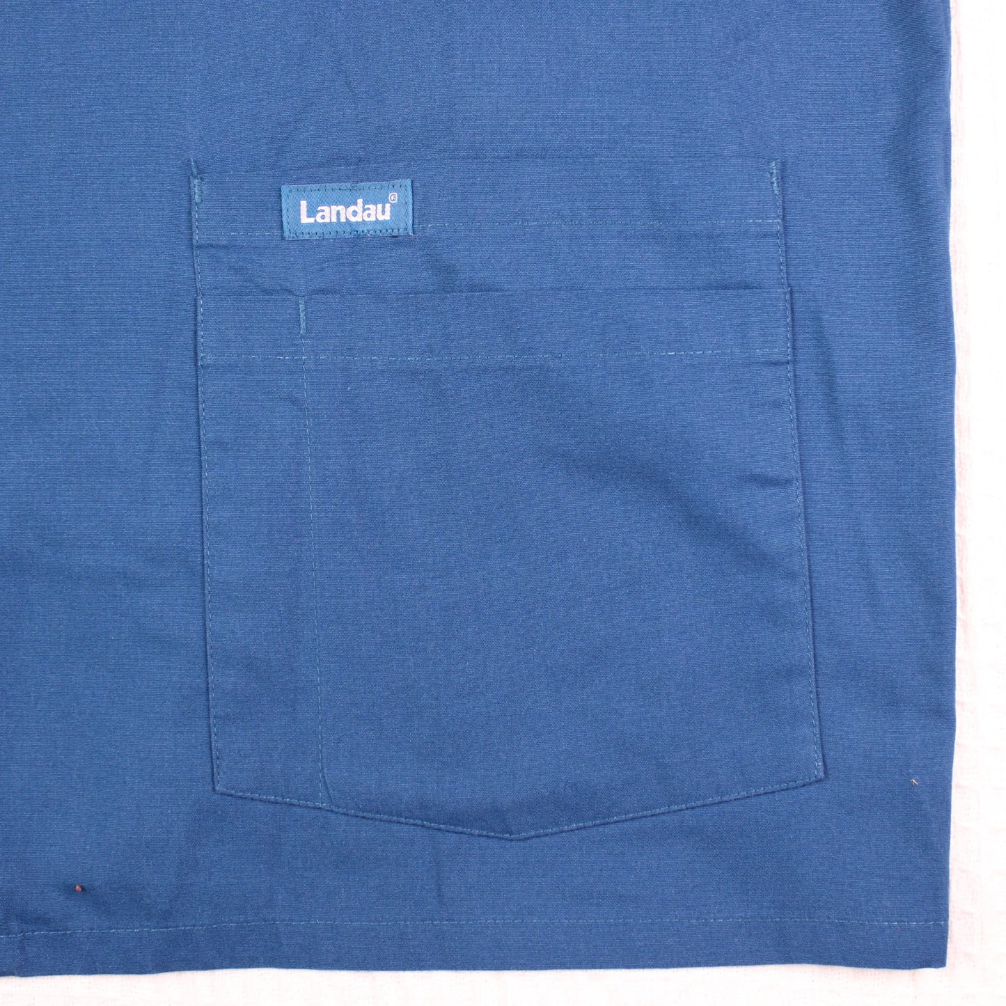 Landdau - Aqua Snap-Front Scrub Jacket - Size XL