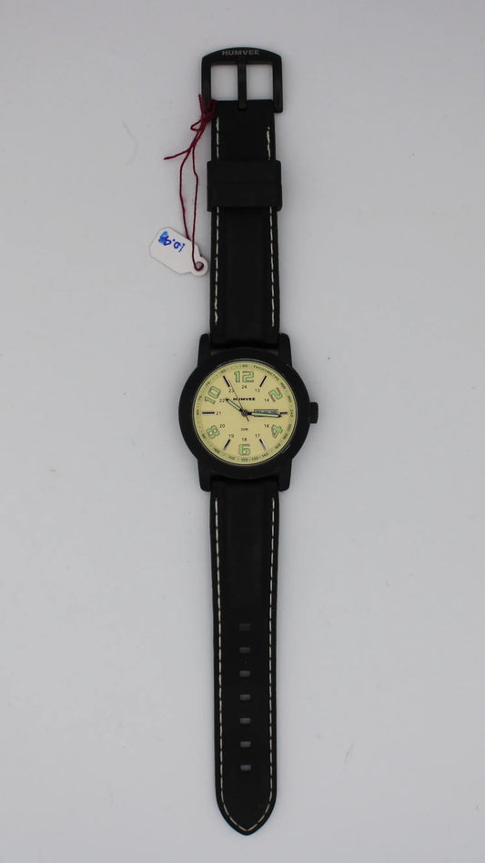 Humvee Black Field Watch