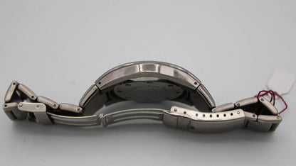 Omax Gunmetal "Space-age" Design Wristwatch