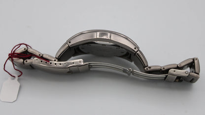 Omax Gunmetal "Space-age" Design Wristwatch