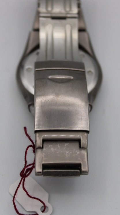 Omax Gunmetal "Space-age" Design Wristwatch