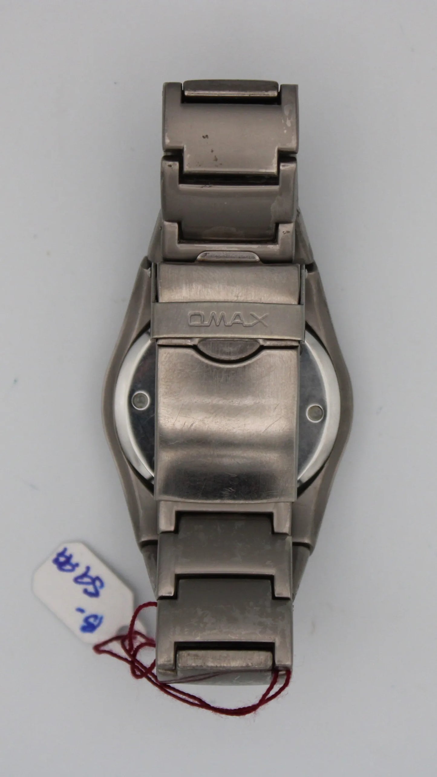 Omax Gunmetal "Space-age" Design Wristwatch