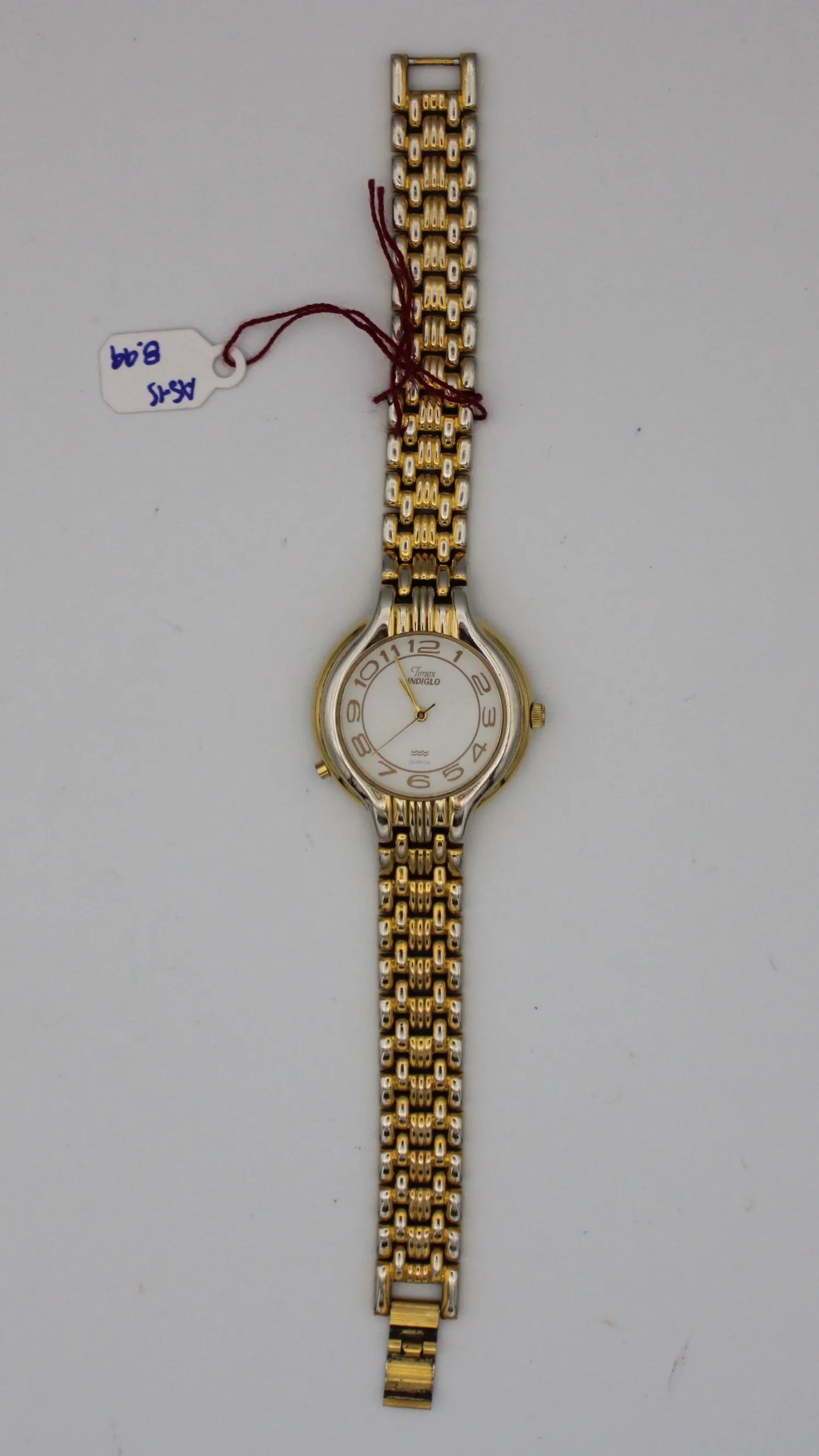 Vintage - Timex Indiglo Gold-Tone Wristwatch