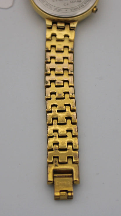 Vintage - Timex Indiglo Gold-Tone Wristwatch