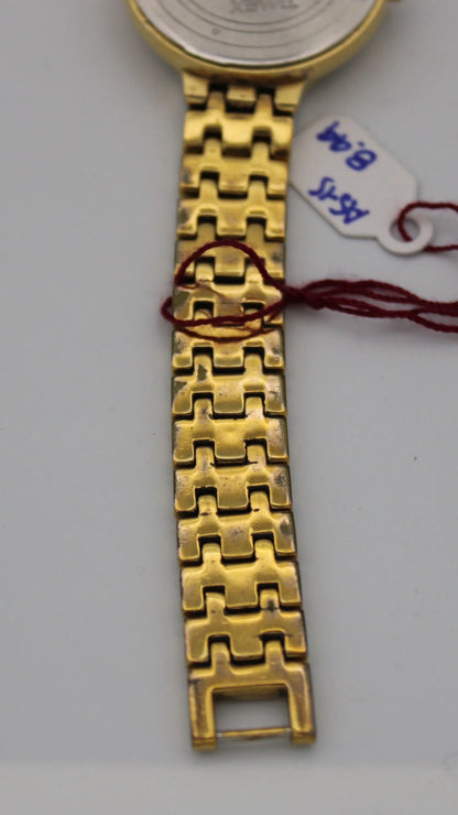 Vintage - Timex Indiglo Gold-Tone Wristwatch