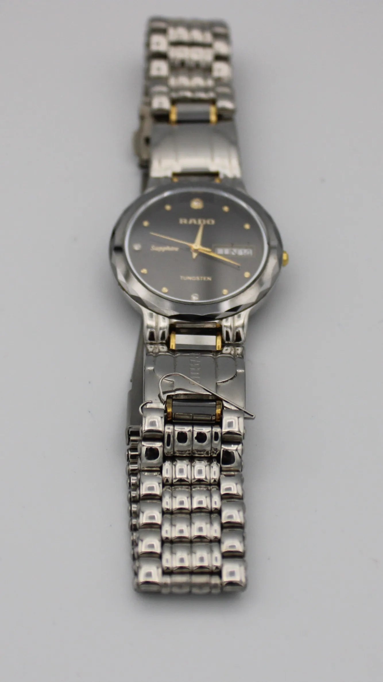 Rado Polished Tungsten Jubile Watch FOR PARTS