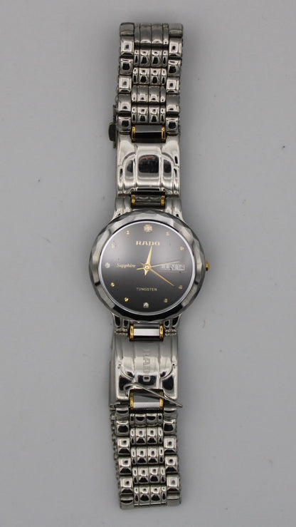 Rado Polished Tungsten Jubile Watch FOR PARTS