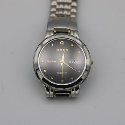 Rado Polished Tungsten Jubile Watch FOR PARTS