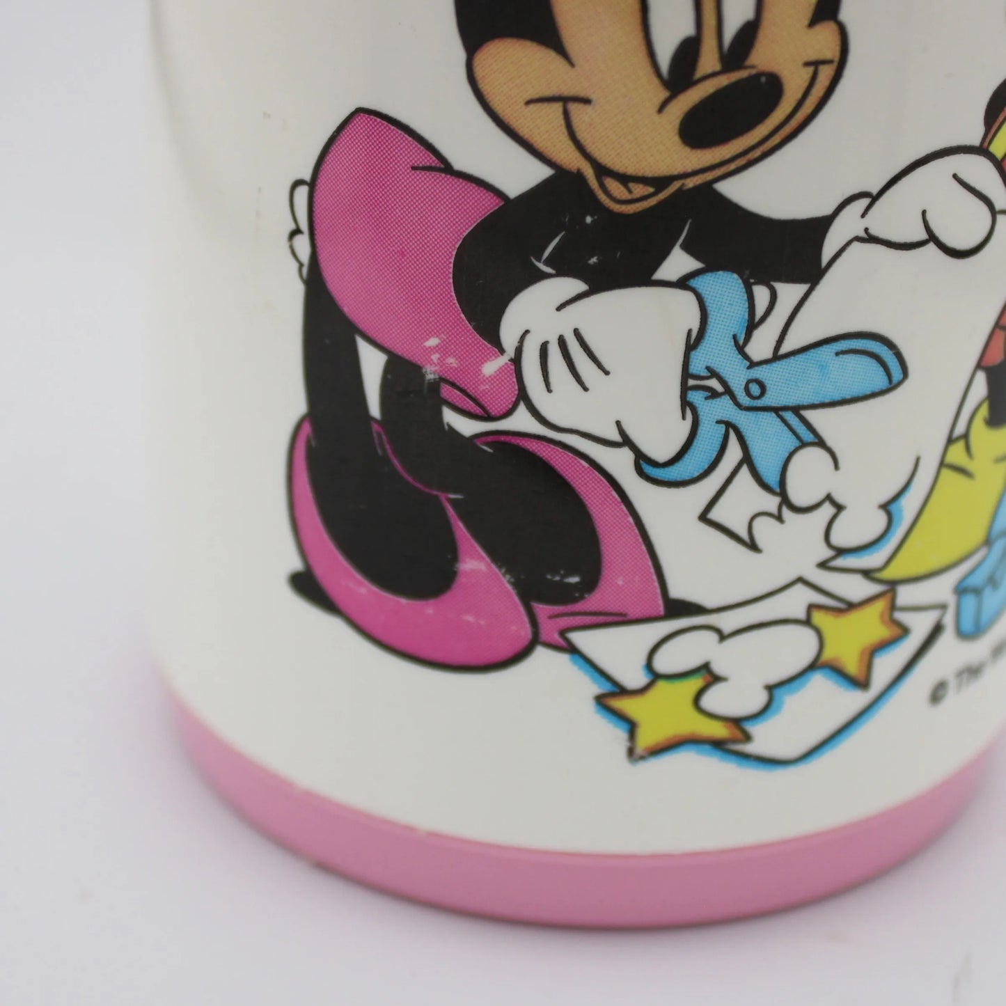 Vintage - The Walt Disney Co & Aladdin - Mickey And Minnie Lunchbox Thermos Only No Cup