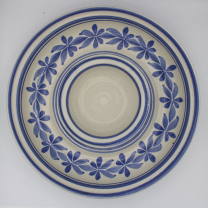 Vintage - Traverso '89 - White and Blue Chip & Dip Bowl