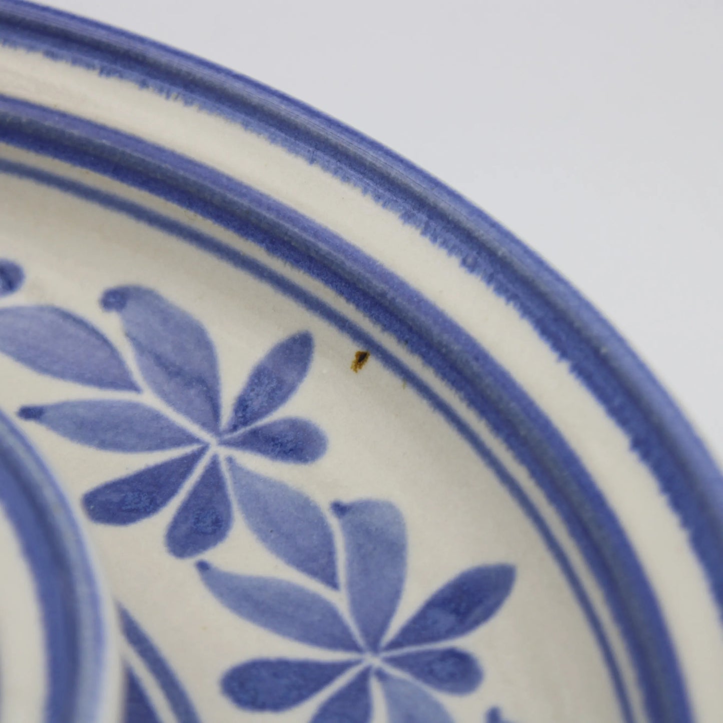 Vintage - Traverso '89 - White and Blue Chip & Dip Bowl