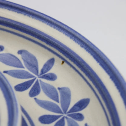 Vintage - Traverso '89 - White and Blue Chip & Dip Bowl