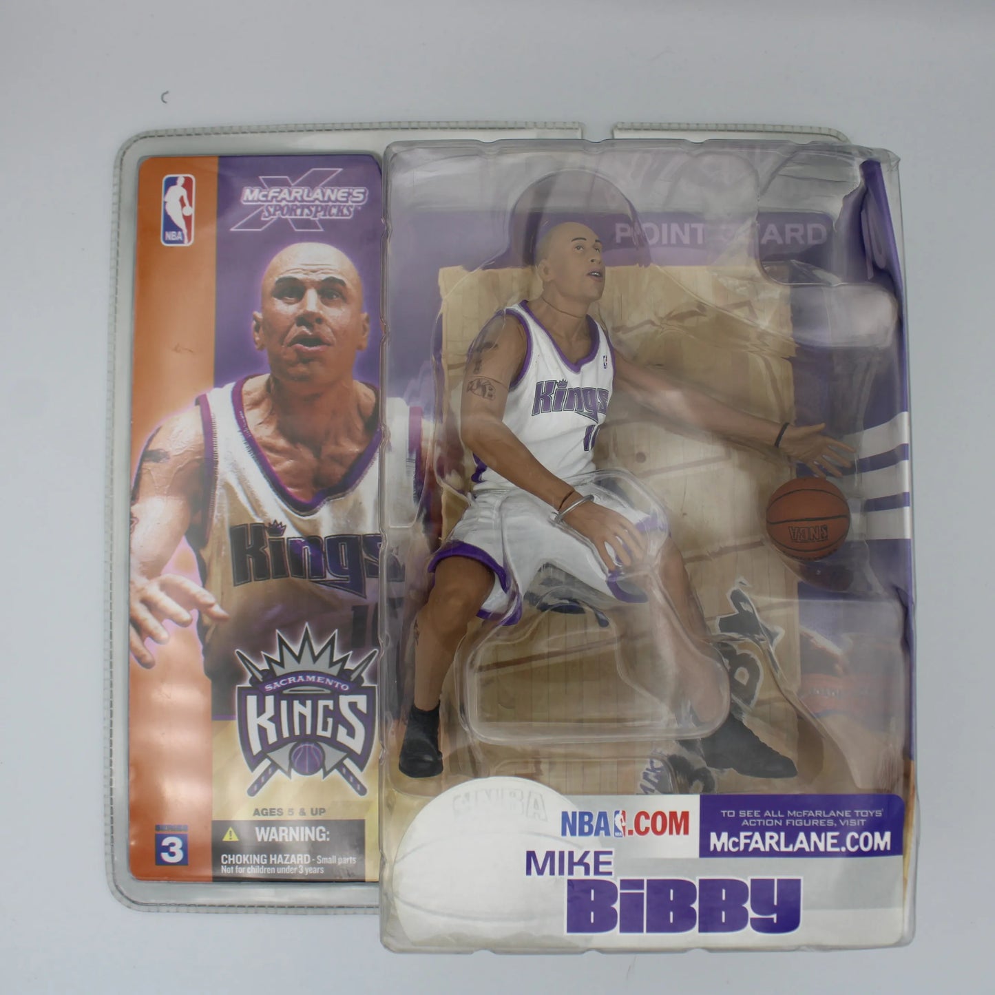 Vintage - McFarlane Toys - NBA Series 3 Sacramento Kings Mike Bibby #10