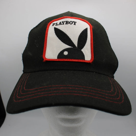 Lids - Black Playboy Logo Trucker Snapback
