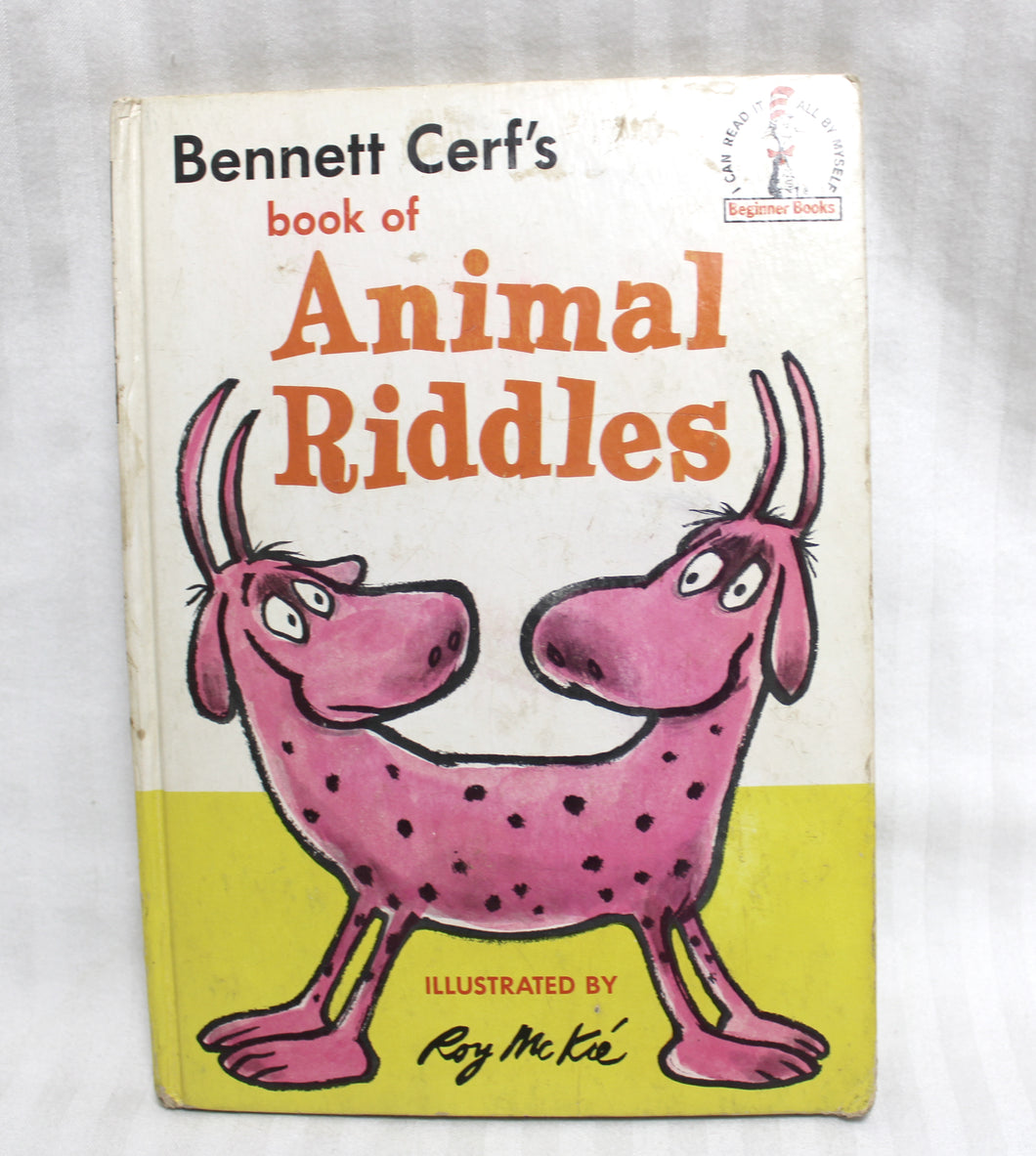 Vintage 1964 - Bennett Cerf's Book Of Animal Riddles - Illustrated by Roy Mc Kie - Hardback Book